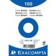 Exacompta fiches bristol, a6, ligné, blanc