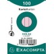 Exacompta fiches bristol, a8, uni, blanc