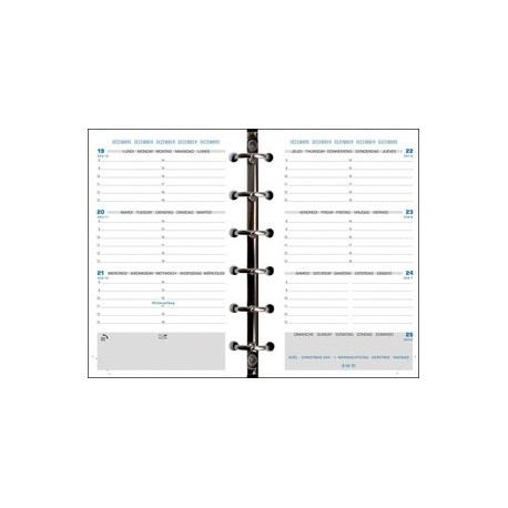 Exacompta recharge pour exatime 14, adresses-téléphones (LOT DE 5)