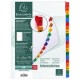 Exacompta intercalaires carton a-z, a4, 20 touches, blanc