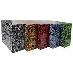 Exacompta boîte transfert annonay, carton, 120 mm, assorti (LOT DE 5)