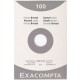 Exacompta fiches bristol, 100 x 150 mm, quadrillé, blanc