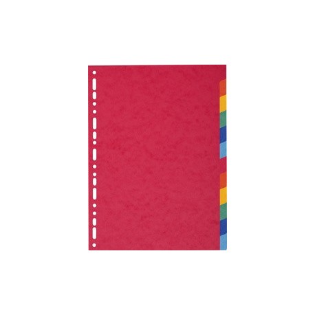 Exacompta intercalaires en carton, a4, 12 touches, promo 1+1