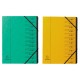 Exacompta trieur, a4, carton, 12 compartiments, promo