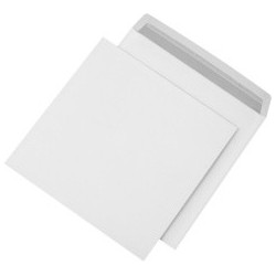 Mailmedia enveloppes "zack & klapp", 220x220 mm, blanc
