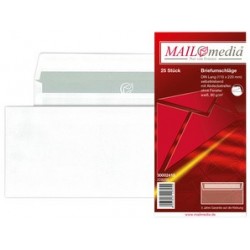 Mailmedia enveloppe offset, long format, blanc