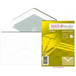 Mailmedia enveloppe offset, c6, sans fenêtre, gommé, blanc