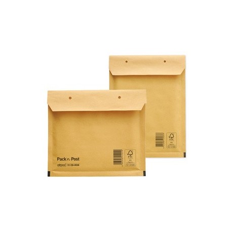 Mailmedia pochettes d'expédition matelassées, typ 13/c, brun