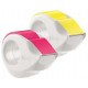Tesa mini dévidoir blanc, tesafilm fluo assorti inclus
