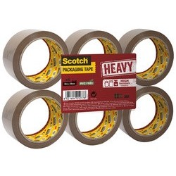 3m scotch ruban adhésif d'emballage heavy, 50 mm x 66 m