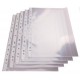 Prooffice pochette perforée, a4, pp, 50 microns, transparent