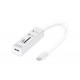 Digitus hub usb-c stéréo otg 3 ports / lecteur de cartes sd
