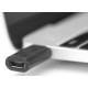 Digitus adaptateur usb 2.0, usb-c - micro usb-b, noir