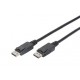Digitus câble de connexion displayport, mâle - mâle, 1,0 m