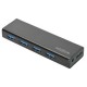 Ednet hub usb 3.0, 4 ports, noir