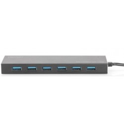 Digitus hub usb 3.0 super speed, 7 ports, avec alimentation