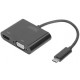 Digitus convertisseur vidéo usb 3.1, usb-c - hdmi/vga
