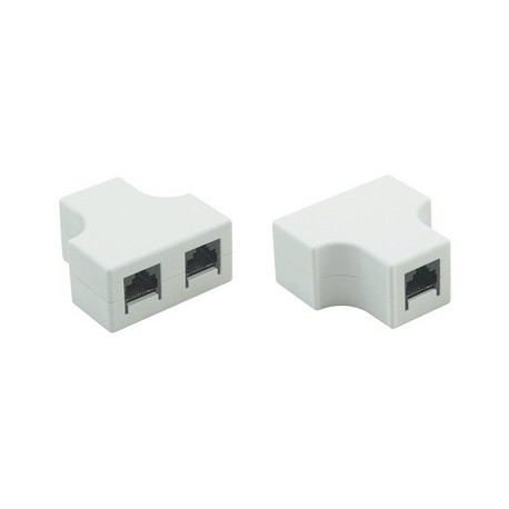 Logilink adaptateur t modulaire pour connecteurs rj45