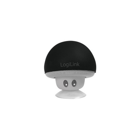 Logilink mini haut-parleur bluetooth "mushroom", noir