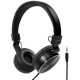 Logilink casque stéréo, pliable, noir/bleu