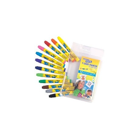 C.kreul textilmarker javana "texi mäx medium", 12er-set