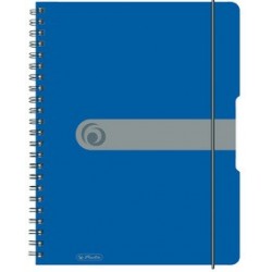 Herlitz cahier à spirales easy orga to go, a4, transparent