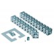 Bachmann chemin de câble quadro rallonge, couleur: argent