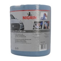 Nigrin rouleau de papier nettoyant, 2 couches, bleu