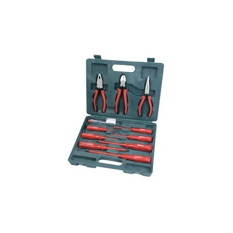 BrÜder mannesmann kit de tournevis & pinces vde, 11 pièces