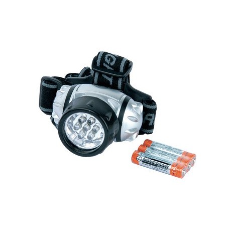 BrÜder mannesmann lampe frontale led, pivotante, à 7 led