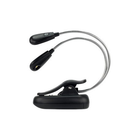 Ansmann lampe de lecture twinflex, couleur: noir