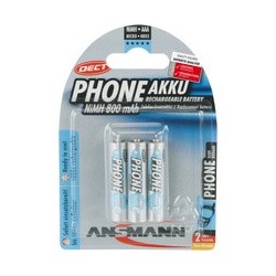 Ansmann pile rechargeable nimh, maxe micro aaa, 550 mah