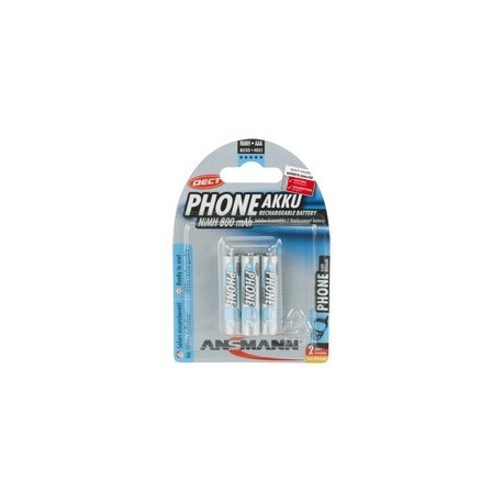 Ansmann pile rechargeable nimh, maxe micro aaa, 550 mah