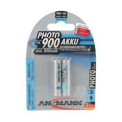 Ansmann pile rechargeable photo nimh, micro aaa, 900 mah