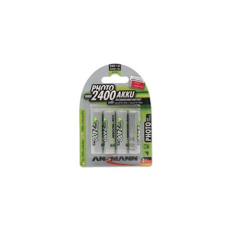 Ansmann pile rechargeable photo nimh, mignon aa, 2400 mah
