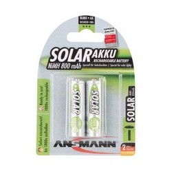 Ansmann pile rechargeable solar nimh ,mignon aa, 800 mah