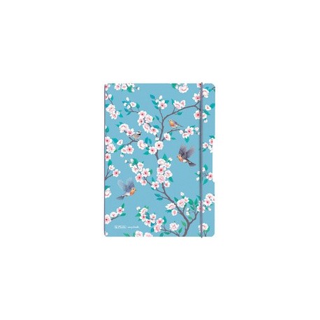 Herlitz carnet de notes my.book flex ladylike "flowers", a4