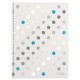 Herlitz cahier à spirale "frozen glam", a4, quadrillé