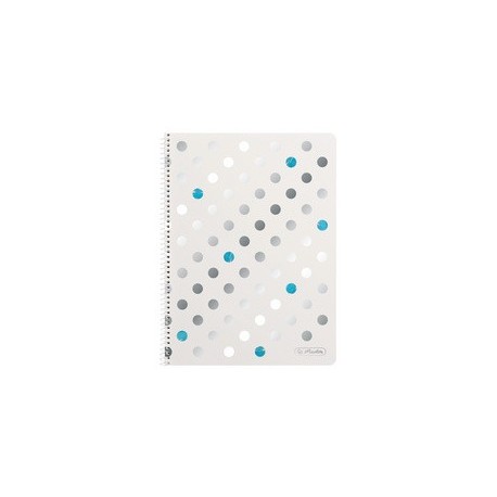 Herlitz cahier à spirale "frozen glam", a4, quadrillé