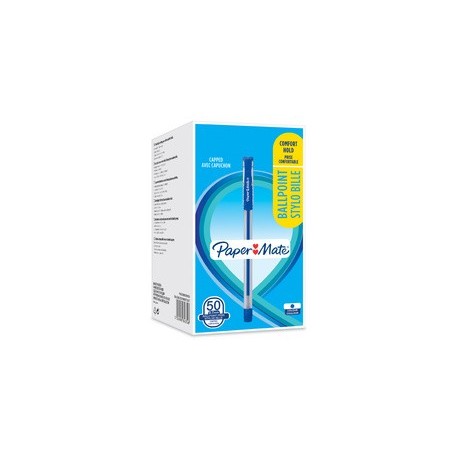 Paper:mate stylo à bille brite, bleu (LOT DE 50)