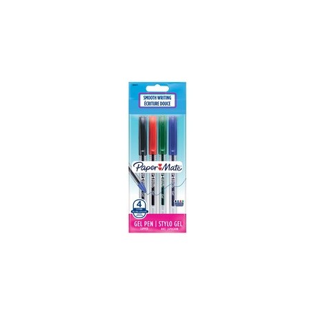 Paper:mate stylo à bille jiffy, sachet de 4, assorti