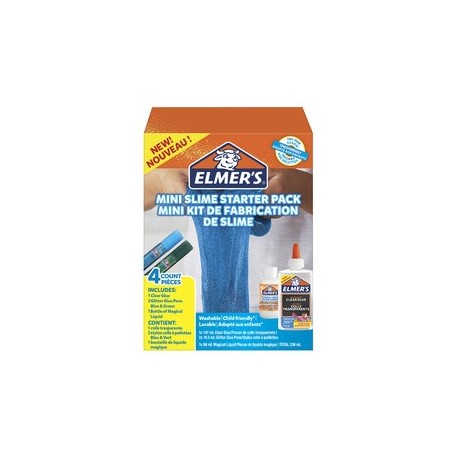 Elmer's slime kit "mini slime starter pack", 4 pièces