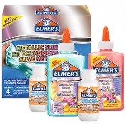 Elmer's slime kit "metallic slime kit", 4 pièces