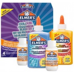 Elmer's slime kit "color changing slime kit", 4 pièces
