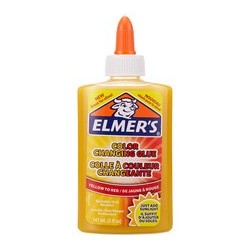 Elmer's colle à couleur changeante, 147 ml, jaune-orange