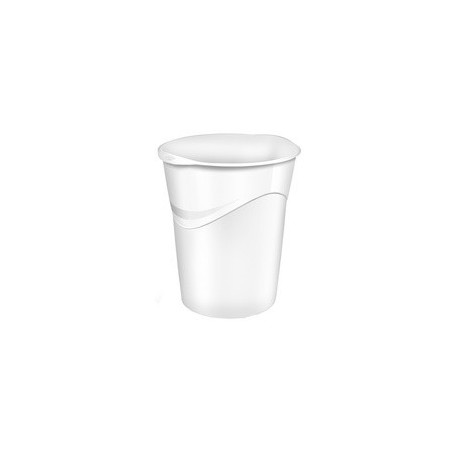 Cep corbeille à papier gloss, 14 litres, blanc polaire