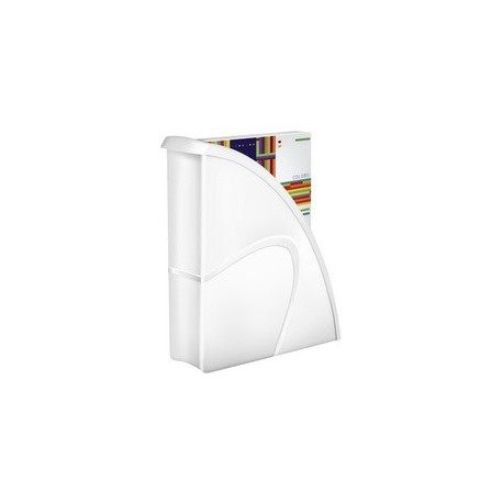 Cep porte-revues gloss, format a4, blanc (LOT DE 10)