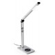 Cep lampe de bureau led, gris métallique