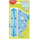 Maped mini kit de géométrie flex, incassable, 4 pièces