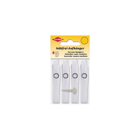 Kleiber attache-torchons sans couture, polyester, blanc